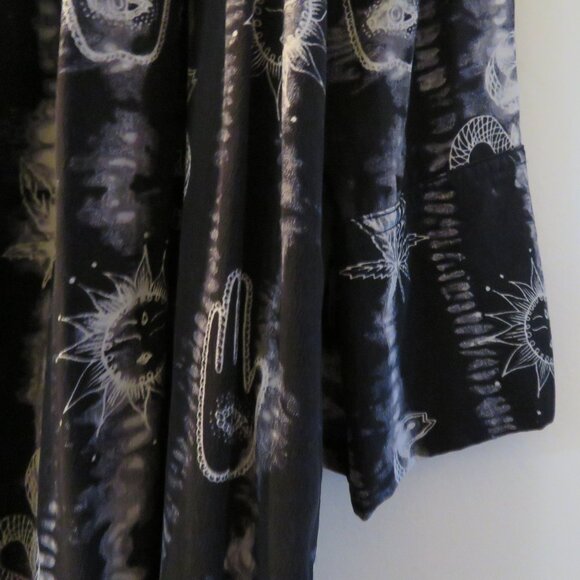 SANDRO Protect 100% Silk Tarot Astrology Zodiac Celestial Shirt Dress Size US 6 - Picture 6 of 15